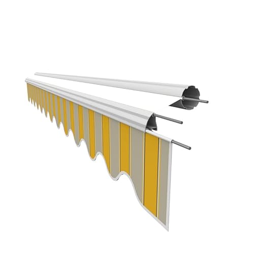 Leudus Markisen Volant Markisenbespannung Sonnenschutz Ersatzstoffe 3.83m*23cm SPD025 Sonnenmarkise fertig genäht, 4x0.21m Leudus Markisen Volant Markisenbespannung Sonnenschutz Ersatzstoffe 3.83m*23cm SPD025 Sonnenmarkise fertig genäht, 4x0.21m von Leudus