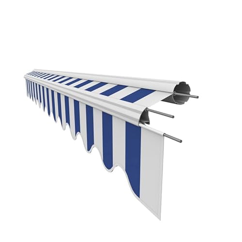 Leudus Markisenstoff Ersatzstoff mit Volant für 3 x 2 m Markisentuch Markisenbespannung Sonnenschutz fertig genäht Maß Tuch 2,82 x 2 m Volant 2,82 x 0,21 m Design SPD022 Leudus Markisenstoff Ersatzstoff mit Volant für 3 x 2 m Markisentuch Markisenbespannung Sonnenschutz fertig genäht Maß Tuch 2,82 x 2 m Volant 2,82 x 0,21 m Design SPD022 von Leudus