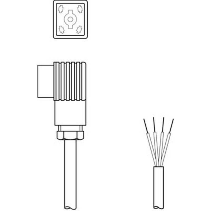 Leuze Electronic 50011946 Anschlussleitung Steckverbinder Verbindungstechnik B-Ware von Leuze