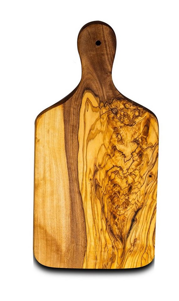 Levandeo® Schneidebrett, Kleines Schneidebrett Olivenholz Holz ca. 21cm Küchenbrett Brotzeit von Levandeo®