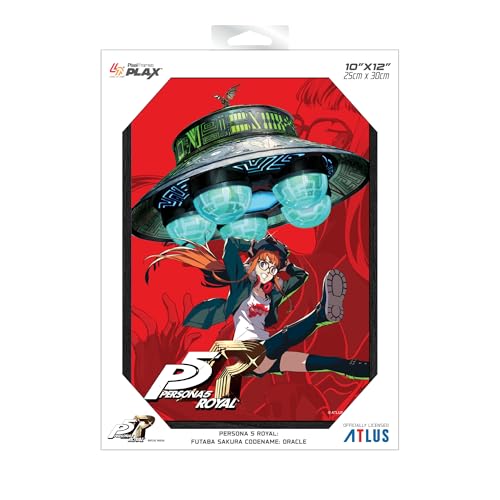Level Up Labs Pixel Frames PLAX: Persona5 Royal – Futaba Sakura – Codename: Oracle – 3D-gerahmtes Linsenraster-Poster, 25,4 x 30,5 cm Level Up Labs Pixel Frames PLAX: Persona5 Royal – Futaba Sakura – Codename: Oracle – 3D-gerahmtes Linsenraster-Poster, 25,4 x 30,5 cm von Level Up Labs