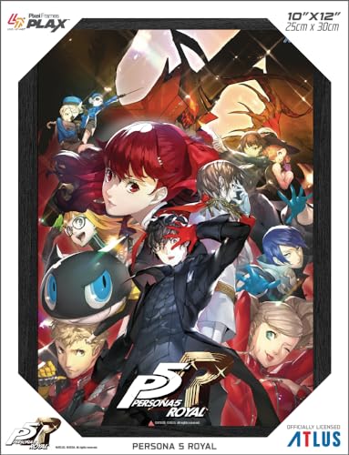 Level Up Labs Pixel Frames PLAX: Persona5 Royal – gerahmtes 3D-Linsenraster-Poster – 25,4 x 30,5 cm Level Up Labs Pixel Frames PLAX: Persona5 Royal – gerahmtes 3D-Linsenraster-Poster – 25,4 x 30,5 cm von Level Up Labs