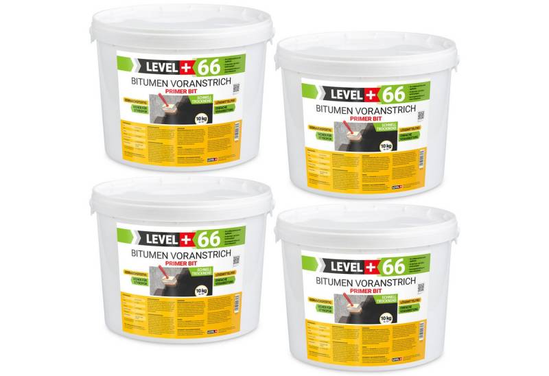 Level+ Dichtstoff Bitumen Voranstrich Haftgrund Grundierung Bitumengrund L+66 - 40Kg von Level+