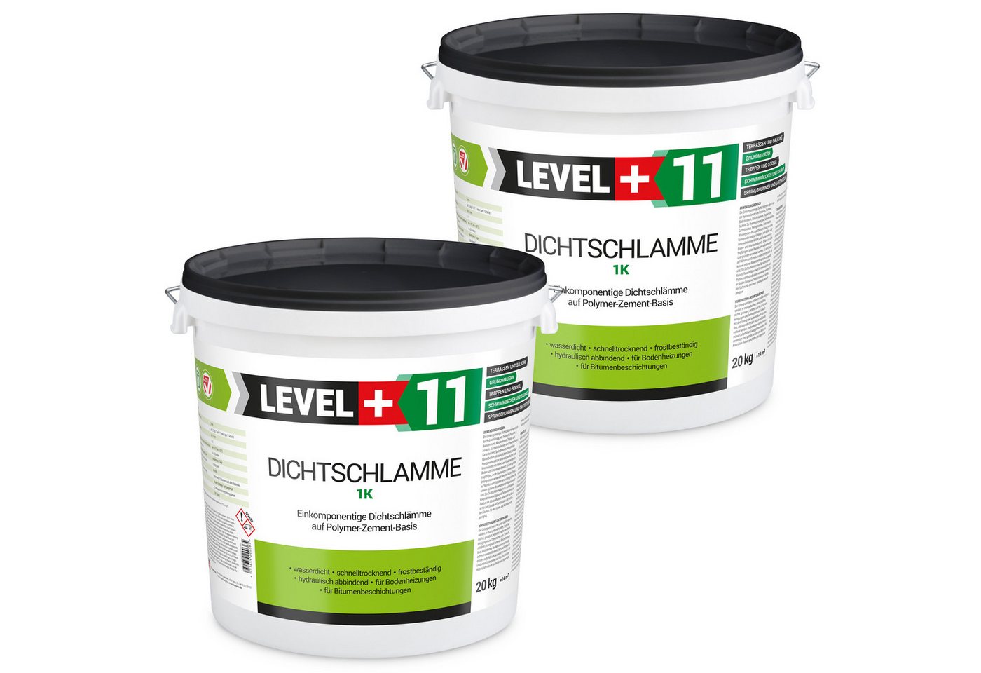Level+ Dichtstoff LEVEL+ Dichtschlämme 1K Trockener Keller Abdichtung L+11 - 40KG Level+ Dichtstoff LEVEL+ Dichtschlämme 1K Trockener Keller Abdichtung L+11 - 40KG von Level+