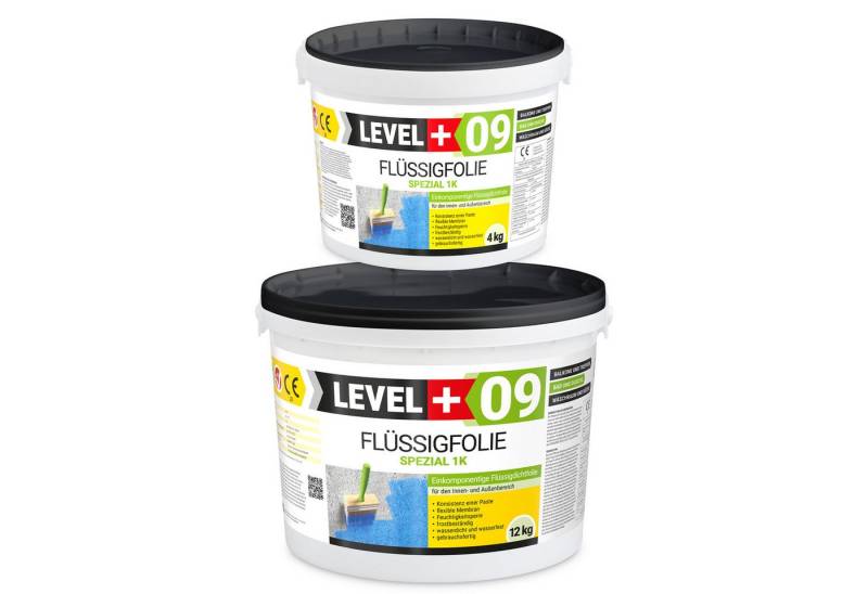 Level+ Dichtstoff LEVEL+ Flüssigfolie Abdichtung Dichtfolie flexibel 16KG L+09 von Level+