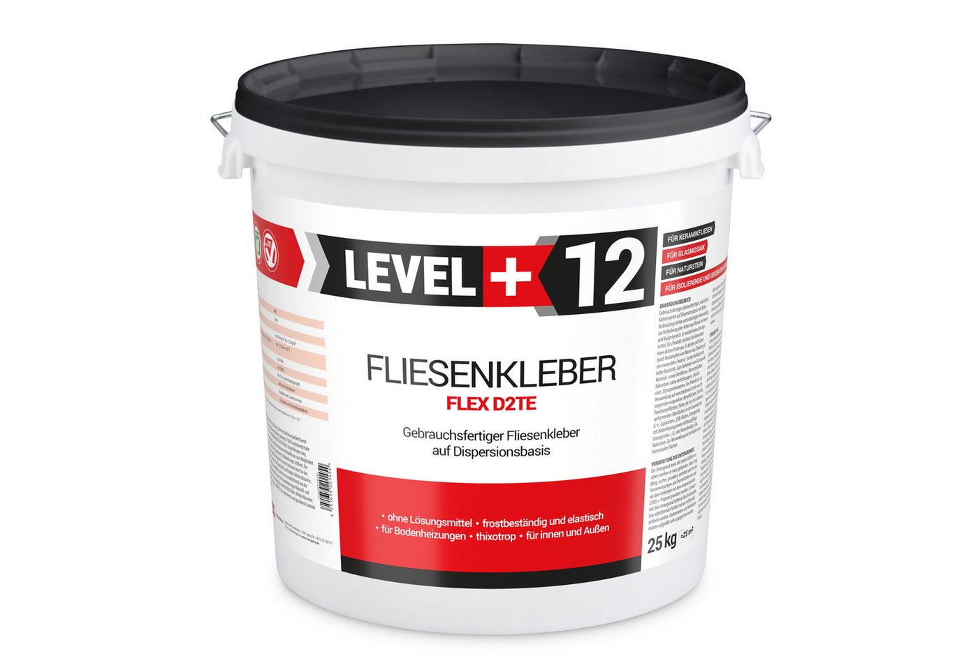 Level+ Fliesenkleber LEVEL+ Fliesenkleber Fertig Dispersionkleber Flexmörtel L+12 - 25KG, 27 kg Level+ Fliesenkleber LEVEL+ Fliesenkleber Fertig Dispersionkleber Flexmörtel L+12 - 25KG, 27 kg von Level+