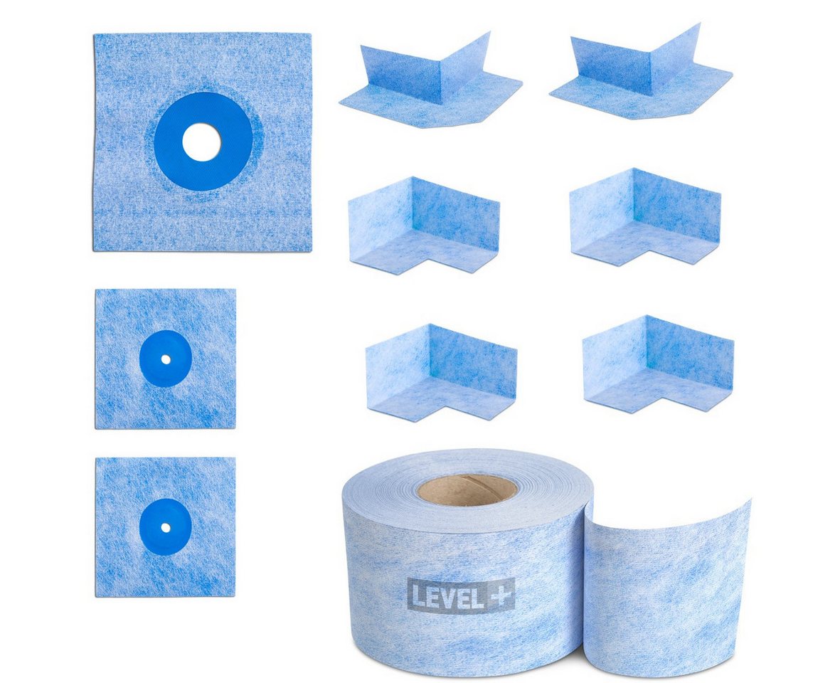 Level+ Fugendichtband Bandset Dusche Balkon Dichtband Dichtbahn Duschelement Ecken B3 Level+ Fugendichtband Bandset Dusche Balkon Dichtband Dichtbahn Duschelement Ecken B3 von Level+