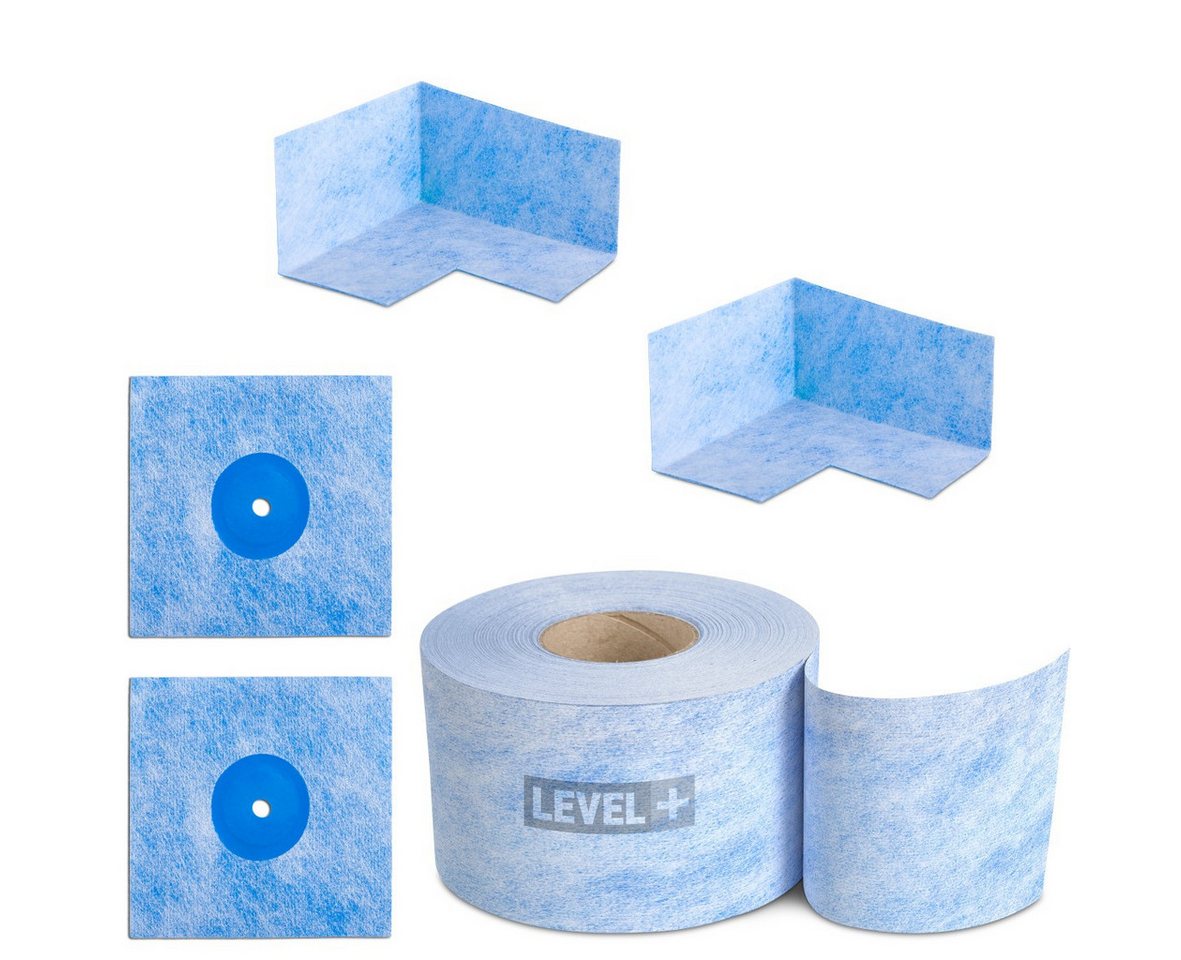 Level+ Fugendichtband Bandset Dusche Balkon Dichtband Dichtbahn Duschelement Ecken B5 Level+ Fugendichtband Bandset Dusche Balkon Dichtband Dichtbahn Duschelement Ecken B5 von Level+