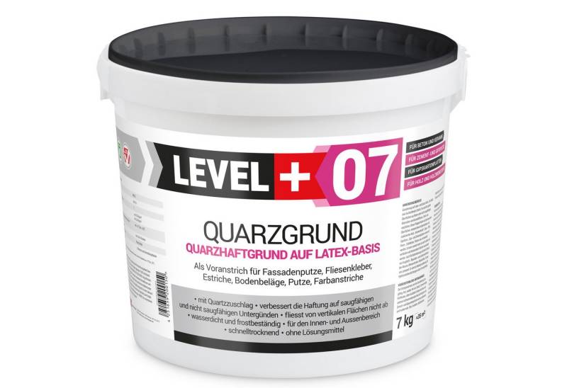 Level+ Haftgrund LEVEL+ Quarzgrund Grundierung Putzhaftgrund Holz OSB L+07 - 7KG von Level+