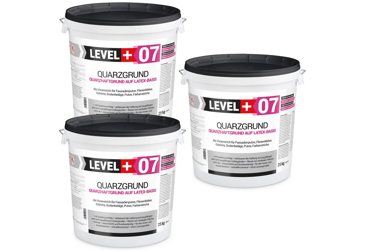 Level+ Haftgrund Quarzgrund Grundierung Putzhaftgrund Holz OSB L+07 - 75KG Level+ Haftgrund Quarzgrund Grundierung Putzhaftgrund Holz OSB L+07 - 75KG von Level+