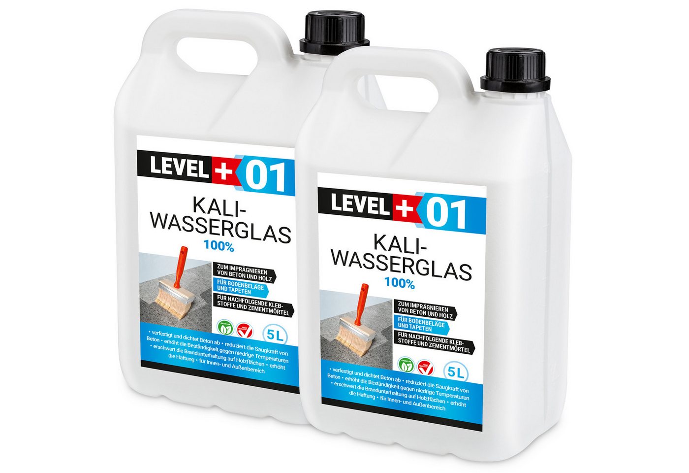 Level+ Isoliergrundierung LEVEL+ Kaliwasserglas Unverdünnt Grundierung Konservierung L+01 - 10L Level+ Isoliergrundierung LEVEL+ Kaliwasserglas Unverdünnt Grundierung Konservierung L+01 - 10L von Level+