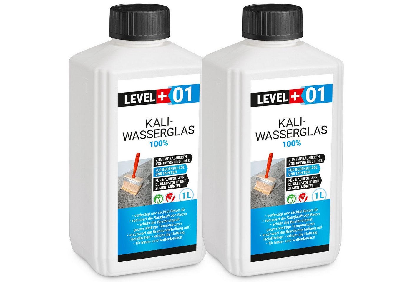 Level+ Isoliergrundierung LEVEL+ Kaliwasserglas Unverdünnt Grundierung Konservierung L+01 - 2L Level+ Isoliergrundierung LEVEL+ Kaliwasserglas Unverdünnt Grundierung Konservierung L+01 - 2L von Level+