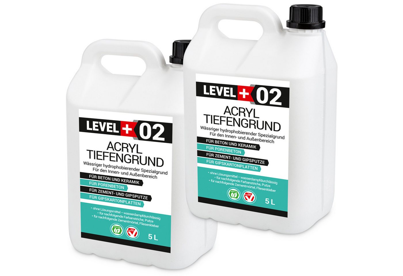 Level+ Tiefengrund LEVEL+ Acryl Tiefengrund Grundierung Zement Gipsputz L+02 - 10L Level+ Tiefengrund LEVEL+ Acryl Tiefengrund Grundierung Zement Gipsputz L+02 - 10L von Level+