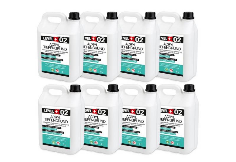 Level+ Tiefengrund LEVEL+ Acryl Tiefengrund Grundierung Zement Gipsputz L+02 - 40L Level+ Tiefengrund LEVEL+ Acryl Tiefengrund Grundierung Zement Gipsputz L+02 - 40L von Level+