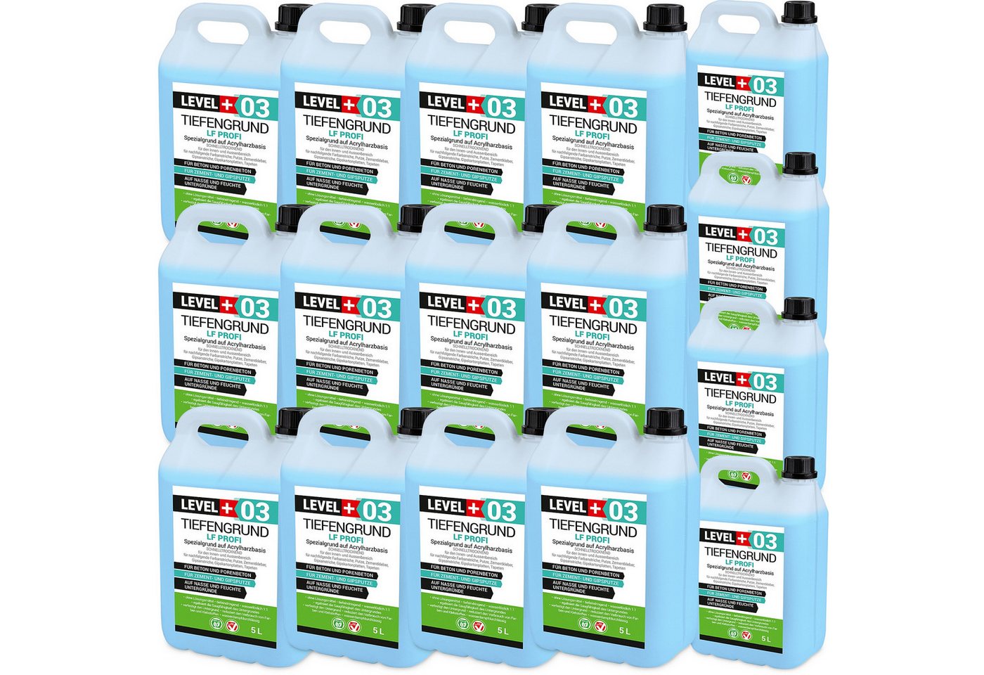Level+ Tiefengrund LEVEL+ Tiefengrund LF Gipsputz Grundierung Innen Außen L+03 - 80L Level+ Tiefengrund LEVEL+ Tiefengrund LF Gipsputz Grundierung Innen Außen L+03 - 80L von Level+
