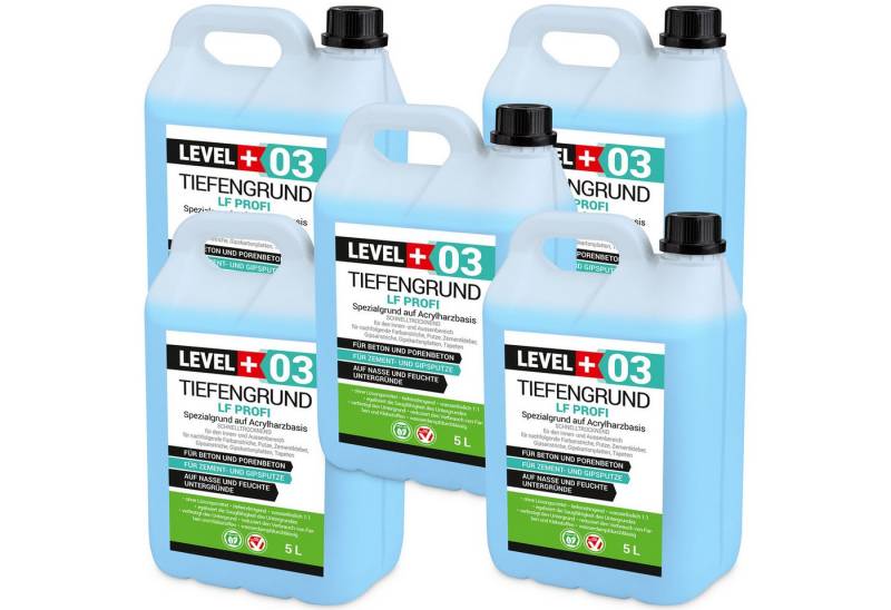 Level+ Tiefengrund LEVEL+ Tiefengrund LF Gipsputz Grundierung L+03 - 25L von Level+