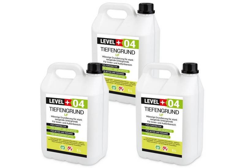 Level+ Tiefengrund LEVEL+ Universal Grundierung Acryl Tiefgrund L+04 - 15L von Level+