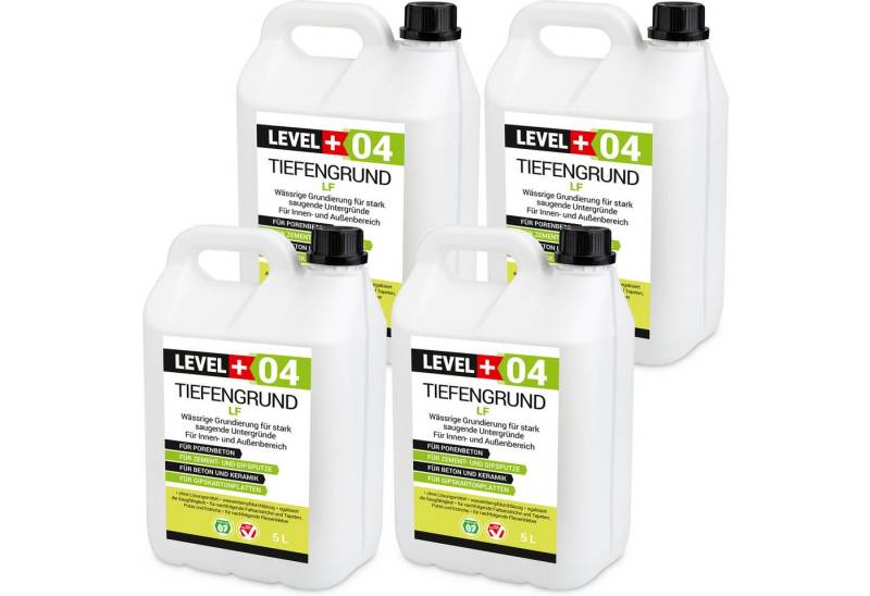 Level+ Tiefengrund LEVEL+ Universal Grundierung Acryl Tiefgrund L+04 - 20L von Level+