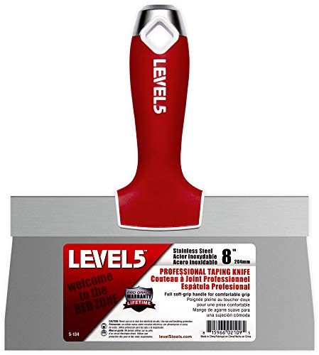 20,3 cm Soft-Grip-Edelstahl-Tapingmesser – LEVEL5 | Pro-Grade | Metall-Hammerende | 5-134 20,3 cm Soft-Grip-Edelstahl-Tapingmesser – LEVEL5 | Pro-Grade | Metall-Hammerende | 5-134 von Level5