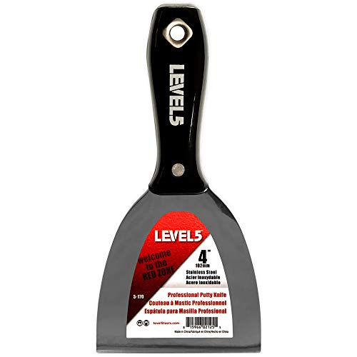4" Stainless Steel Drywall Joint Knife - LEVEL5 | Pro-Grade | Metal Hammer End | Sheetrock Gyprock Plasterboard Mud | 5-170 4" Stainless Steel Drywall Joint Knife - LEVEL5 | Pro-Grade | Metal Hammer End | Sheetrock Gyprock Plasterboard Mud | 5-170 von Level5