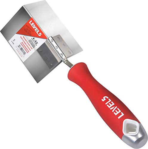 Eckmesser, 10,2 x 8,9 cm – Level 5 | Pro-Grade | Metall-Hammerende | Trockenbau Gyprock Gipskartonplatte | 5-320 von Level5
