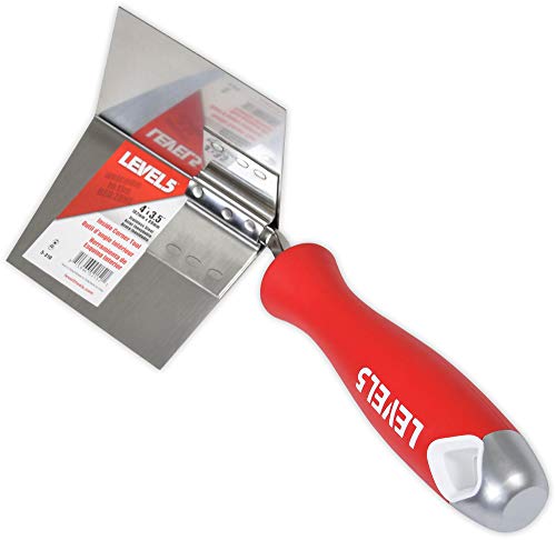 Eckmesser innen, 10,2 x 8,9 cm – LEVEL5 | Pro-Grade | Metallhammer Ende | Trockenbau Gyprock Gipskarton Blech | 5–310 von Level5