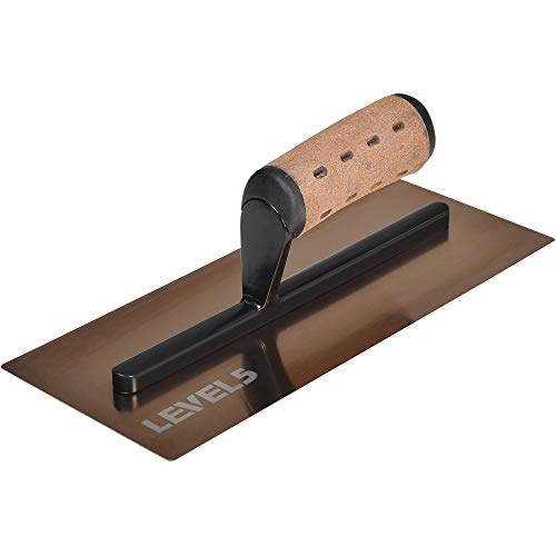 LEVEL5 Trockenbaukelle 0,7 mm, flach, 3-Fach gehärteter Edelstahl, schlagfester Griff, Sheetrock Gyprock Wandboard Gipskarton 4-960 von Level5