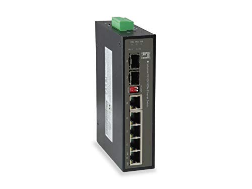 Level One 4X 10/100/1000Base-T Transceiver (Gigabit Combo, Gigabit SFP(100/1G), Terminal Block, 12Gbps, 1024KB Buffer, 9-60 VDC) von LevelOne