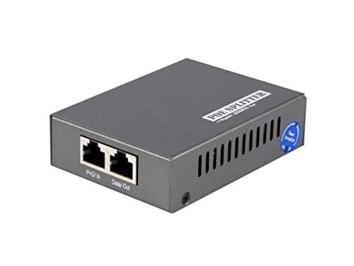 LevelOne 10/100/1000Mbps High Power PoE Splitter zur Trennung von Daten und Strom LevelOne 10/100/1000Mbps High Power PoE Splitter zur Trennung von Daten und Strom von LevelOne