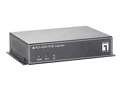 LevelOne 1x FE PoE-Injektor Adapter POI-4000 60.0W PoE von LevelOne