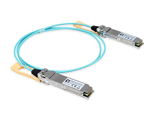 LevelOne AOC-0501 Netzwerk-Transceiver-Modul Faseroptik 103100 Mbit/s QSFP28 Active Optical 1Meter/ Aqua-Silber LevelOne AOC-0501 Netzwerk-Transceiver-Modul Faseroptik 103100 Mbit/s QSFP28 Active Optical 1Meter/ Aqua-Silber von LevelOne