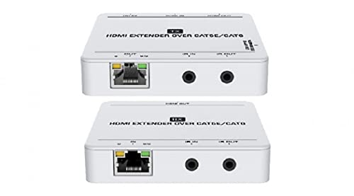 LevelOne HVE-9007/ HDMI Over Cat.5/6 Extender kit 4K/ 50 Meter/weiß von LevelOne