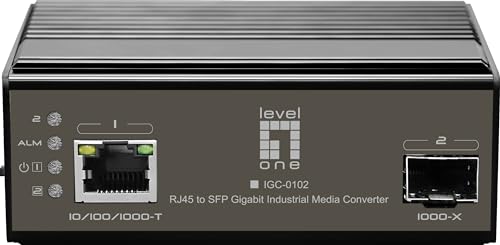 LevelOne IGC-0102 Konverter RJ45 to SFP Gigabit IndustrialMedia Converter/schwarz LevelOne IGC-0102 Konverter RJ45 to SFP Gigabit IndustrialMedia Converter/schwarz von LevelOne