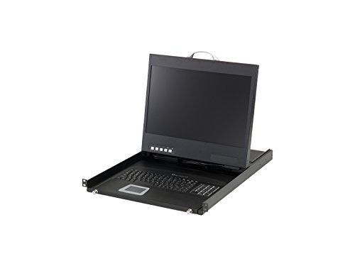 LevelOne KVM-8901DE Widescreen LCD Rack Console DE Keyboard, 48,26 cm (19 Zoll) von LevelOne