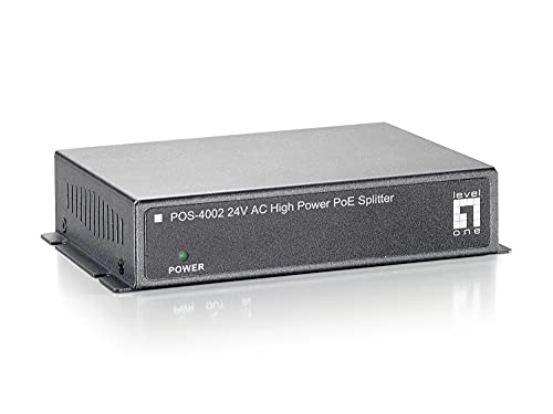 LevelOne POS-4002 10/100Mbps High Power PoE Splitter 24V von LevelOne