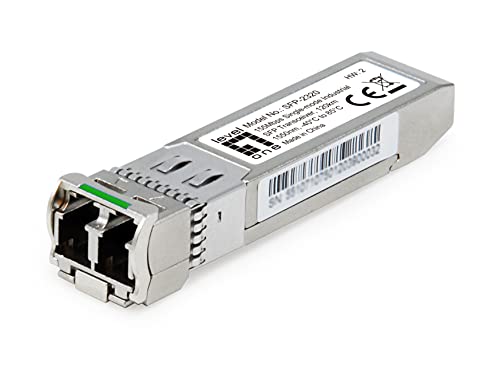 LevelOne SFP-2320 Netzwerk-Transceiver-Modul Faseroptik 155 Mbit/s 1550 nm/ 1.25G Single-Mode 120km/ Silber LevelOne SFP-2320 Netzwerk-Transceiver-Modul Faseroptik 155 Mbit/s 1550 nm/ 1.25G Single-Mode 120km/ Silber von LevelOne