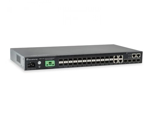 LevelOne Switch 48,3cm 24x SFP GTL-2872 4xGE 4xSFP+ von LevelOne