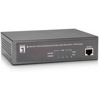 LevelOne Switch 5 Fast Ethernet-Ports mit 4 PoE-Ports 65W (FEP-0511) von LevelOne