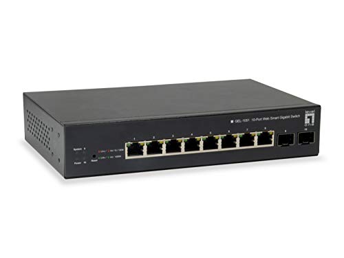 LevelOne Switch 8X GE GEP-1051 2Xgsfp 70W 8Xpoe von LevelOne