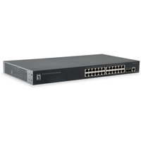 LevelOne Switch Kilby 26 Gigabit Ports + 2 10Gigabit SFP+-Ports L2 managed (GTL-2661) von LevelOne