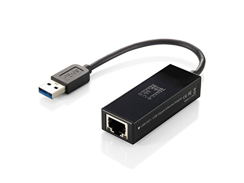 LevelOne USB-0401 Gigabit USB Netzwerkadapter USB auf Gigabit Ethernet LAN, schwarz von Level One