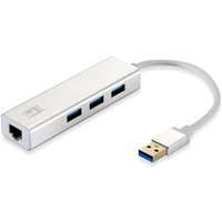 LevelOne USB-0503 Netzwerkadapter USB zu Gigabit Ethernet, 3x USB 3.0-HUB LevelOne USB-0503 Netzwerkadapter USB zu Gigabit Ethernet, 3x USB 3.0-HUB von LevelOne