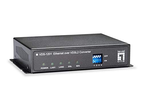 LevelOne VDS-1201 Ethernet Over VDSL2 Converter, Annex A von LevelOne