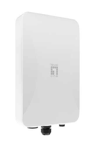 LevelOne WAB-8021 AX3000 Dual Band Wi-Fi 6 Outdoor PoE Wireless Access Point, omnidirektional von LevelOne