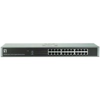 Switch 482,6mm(19) GigEt 24x10/100/1000Mbps/RJ45 GSW-2457 - Levelone von LevelOne