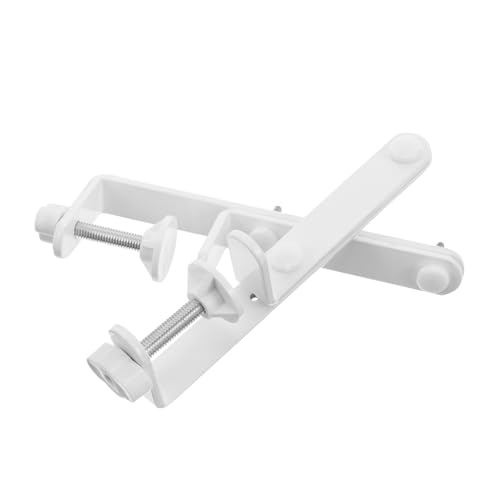 Levemolo 1 Paar Tischkante Halterung für Pegboard Robuste T Förmige Tischoberfläche Fixierung kein Bohren Erforderlich Vielseitig Einsetzbar und Langlebig Home Office von Levemolo