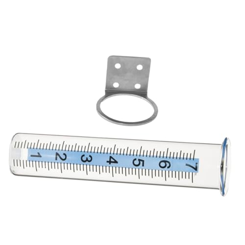 Levemolo 1 Set Regenmesser Regenfallmesser Gartenwassermesser Gartenversorgung Genauer Messgerät Regenmesser Wassermesser Für Regen Außenmesser Für Regen von Levemolo