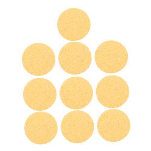 Levemolo 10 Stück Natürliche Einsiedlerkrebs Schwämme zur Feuchtigkeitsregulierung Runde Mehrzweck Schwämme für Aquarien und Terrarien für Krabben und Wasserlebewesen Einfache Pflege und von Levemolo