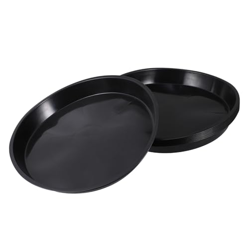 Levemolo 10 Teiliges Pflanzgefäß-untersetzer Robustem Kunststoff Runde Bonsai Blumentopf-bodenpads Dekorative Pflanzenschalen für Innen Außenbereich Stapelbar und Langlebig von Levemolo