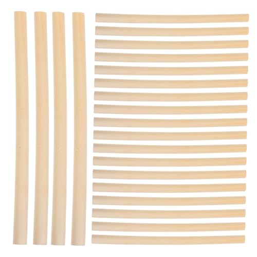 Levemolo 100 Stück Natürliche Schilfrohr-bienenröhren Ø Langlebige Nisthülsen Wildbienen Nisthilfe für Bienenhaus Garten und Outdoor zur Bestäubung und Zucht von Levemolo